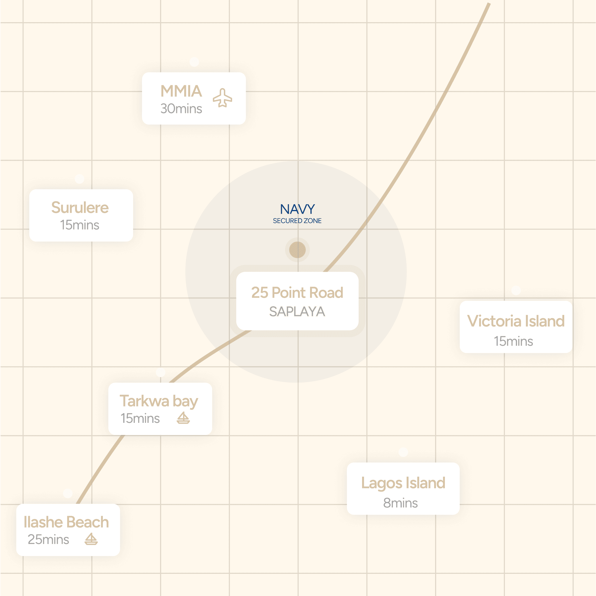 Saplaya Residency Location Map
